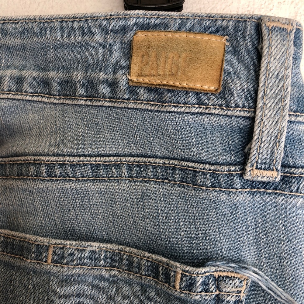 PAIGE  skinny zipper Jeans sz 30 - Picture 7 of 8